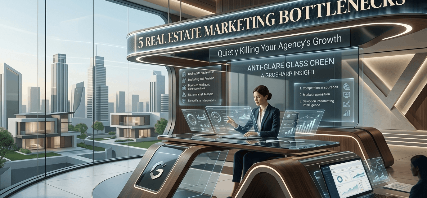 5 Real Estate Marketing Bottlenecks Quietly Killing Your Agency’s Growth
