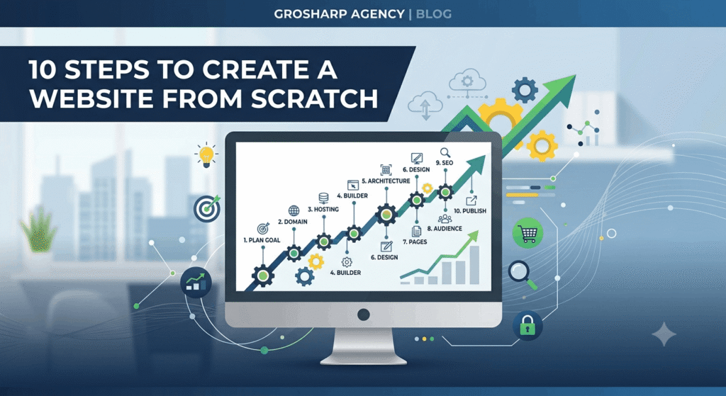10 Steps to Create a Professional Website from Scratch