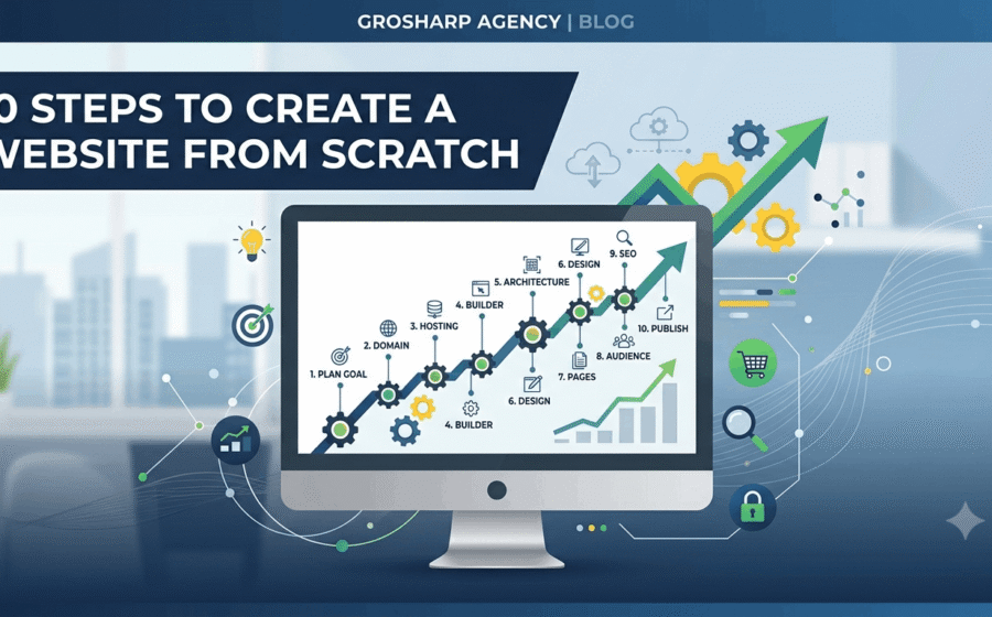 10 Steps to Create a Professional Website from Scratch